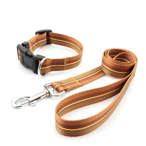 Wholesale printing personalized nylon webbing dog collars and leash