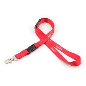 Eco-friendly custom sublimation polyester country flag lanyards Canada
