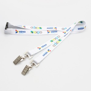2019 hot sale cheap polyester retractable lanyards printing both side