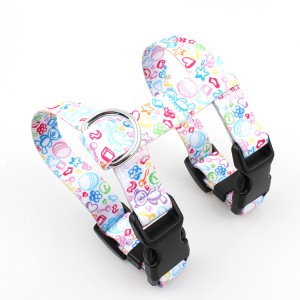 Custom pattern printed soft adjustable cat harness which made by China manufacturer