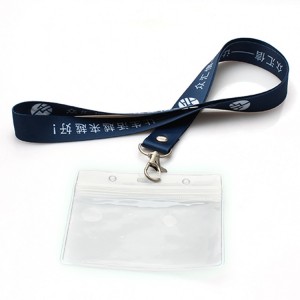 Eco friendly rpet retractable lanyard card holder recycle