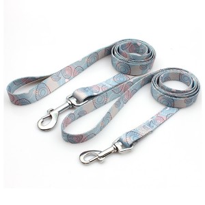 New design Custom Pattern Polyester Dog Leash With Sublimation